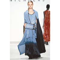 Serenity Color亦不遑多讓，出現於Nicholas K Ready To Wear Spring Summer 2016時裝展上。