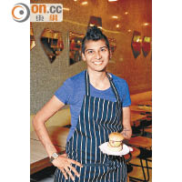 Preeti Mistry用歐美有機食材、印度香料及醬汁為傳統印度菜帶來嶄新風味，她亦很重視食物營養，餐單之中有四分之三為素食菜式。