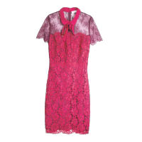 SANDRO紅色喱士連身裙 $3,645（B）