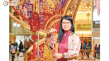 日本結藝達人森脇美榮子深受中國文化影響，織結經驗超過16年。