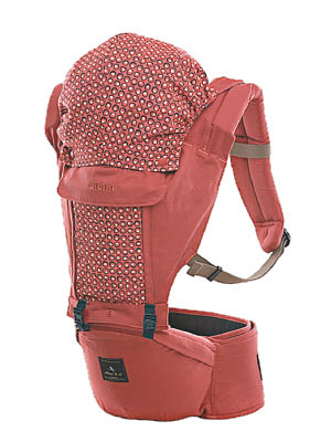 韓國Elbini坐墊式孭帶<br>物料為有機棉，可作為孭帶或腰櫈單獨使用，設計符合人體工學，安全舒適。優惠價$799