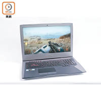 ROG G752VY以戰鬥機外形設計，背光鍵盤支援最多30鍵不衝突技術。