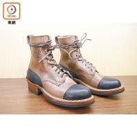 White’s 7”Brogue C641T Upturned Bounty Hunter Brown Dress×Horween Natural Chromexcel $5,380