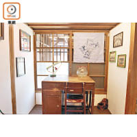 於房舍內可以感受日式古房子的獨有空間感。