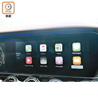 娛樂系統支援Apple CarPlay及Android Auto，輕鬆便可把電話資訊傳到車內。