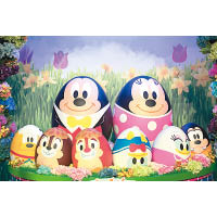 迪士尼人物在花蛋節期間將會總動員化身成趣致彩蛋，遍布樂園每個角落，大小朋友都可以加入尋蛋行列，與可愛花蛋「集郵」留念。
