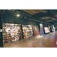 展覽展出了燈箱、有機玻璃印刷圖像和裝置藝術等不同類型的藝術創作。