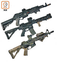 提供M4、AK47等熱門槍械，仿真度仲好高添！