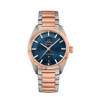 Globemaster 18K Sedna金及精鋼腕錶，藍色錶盤，鏈帶款式HK$88,600