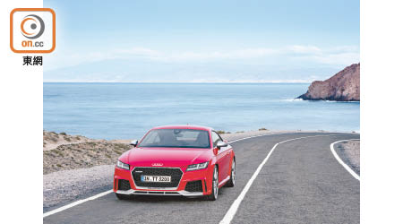 Audi TT車系中的最強，TT RS上月尾在北京車展全球首發，馬力提升至400hp。