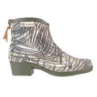 女裝綠色樹葉圖案Ms Juliette Rubber Boots $1,550