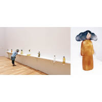 展出的芸芸藝術家當中，對創作精緻玻璃人形的小田橋昌代最有好感。