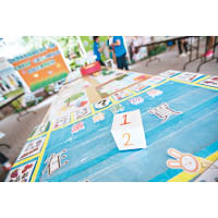 學員製作的各種教具和遊戲，可以讓小朋友模擬到各種店舖購物的過程。