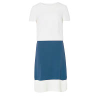 深藍×白色連身裙 $1,295