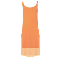 橙色吊帶連身裙 $2,195