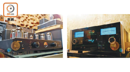 （左）URANUS設有八組高階膽管，配合重量級變壓器，輕鬆將輸出功率提升至50W×2。售價：$15,800<br>（右）MA-6700採用兩組分離底盤設計，將模擬輸入設在上層，數碼輸入設在下層，杜絕噪音干擾。售價：$54,800