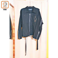 PHINGERIN 黑色Zip Jacket $3,900