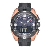 T-Touch Expert Solar NBA特別版腕錶採用PVD玫瑰金配黑色防磁鈦金屬錶殼設計，充滿個性。$9,100