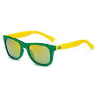 LACOSTE綠×黃色方框太陽眼鏡 $1,120（G）