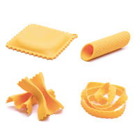 Pasta Grande $98~$148/件<br>不同形狀的意粉各有不同用途，可作為隔熱墊、橡筋等等，廚房必備。