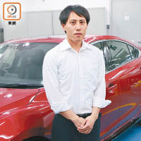 BRILA HK營業担當野田宇宙指車廂鍍膜可令車廂環境潔淨。