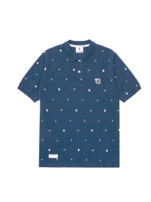 深藍色Monogram Polo Shirt $699