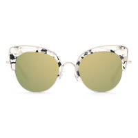 ROCOCO灰白色玳瑁貓眼形太陽眼鏡 $1,850