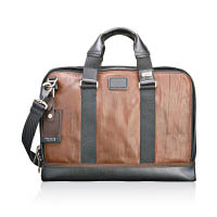 啡色Alpha Bravo Leather Andrews Slim Brief $4,790