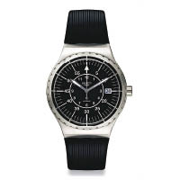 Sistem Arrow黑色錶面配黑色橡膠錶帶腕錶 $1,600