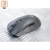 G403 Prodigy無線遊戲滑鼠提供快捷功能鍵，售價為$849。