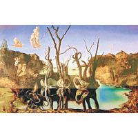 品牌今季以Salvador Dali的名畫《Swans Reflecting Elephants》（倒影變成大象的天鵝）為創作主題。