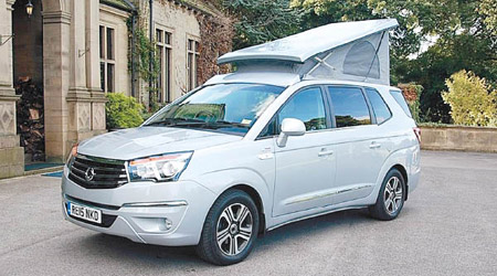 Ssangyong將在英國推出Campervan版本Turismo，為當地市場提供多一個選擇。