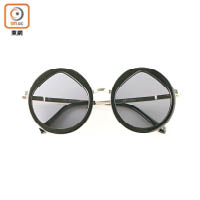 Le Specs黑色圓框太陽眼鏡 $770（C）