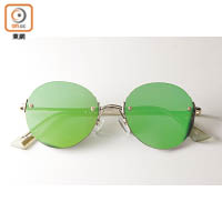 Le Specs綠色水銀鏡太陽眼鏡 $680（C）