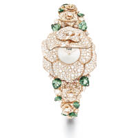 PIAGET Mediterranean Garden 18K玫瑰金鑲嵌綠色電氣石、鑽石腕錶 個別定價（A）