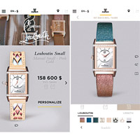 Atelier Reverso訂製服務設有專用手機App，方便顧客訂製個性化腕錶。