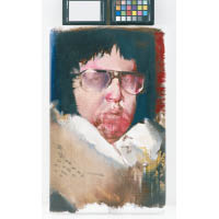 Adrian Ghenie的油畫作《貓王》，重現了經典音樂人Elvis的魅力。（估價120~150萬港元）