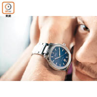 藍色錶盤自動腕錶 $80,000