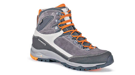 AKU GEA GTX MS輕量化中筒遠足靴，鞋面選用優質防水麂皮，配以GORE-TEX Extended Comfort防水鞋籠。輕量EVA吸震中底，配合IMS2吸震系統，令每一步伐更穩定舒適。配以高抓地Vibram S864 MEGAGRIP粗粒鞋底，行走濕滑山路更穩定。售價：$1,350