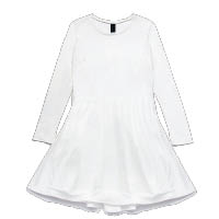 Maison MIHARA YASUHIRO白色連身裙 $3,299（I）