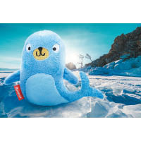 新款Fly With Me小動物玩具中，淺藍色的海豹Silka造型相當可愛。