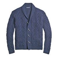 Brooks Brothers深藍色羊毛開胸外套 $6,390（A）