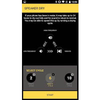 罕見的Speaker Dry功能，透過喇叭震動把潛藏的水逼出，節省風乾時間。