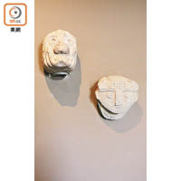 輪廓同小王子有8成似的人頭神像（右），源自公元前900年的查文文明。