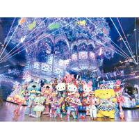 日本Sanrio明星隊將有Hello Kitty、My Melody等角色到場表演。