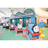 場內集合70輛小火車，鐵道迷可以與Thomas & Friends九款不同系列團聚，開開心心過新年。