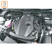 動力核心來自Lexus全新的2.0公升雙渦輪增壓引擎，峰值扭力高達350Nm。