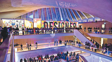 過萬平方米的設計博物館，預計將會吸引40萬人來潮聖。