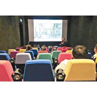 電影館設電影放映區、電影資料室等設施。