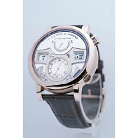A. Lange & Söhne Zeitwerk Decimal Strike 18K蜂蜜色金錶殼腕錶，限量100枚。$94.5萬